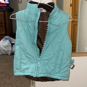 Blue Bling Vest